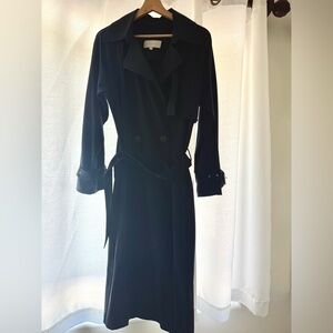 Michelle Mason Navy Trench Coat